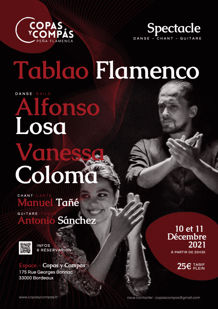 affiche tablao flamenco losa coloma