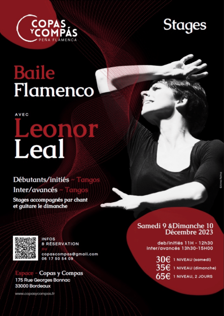 stage danse flamenco bordeaux leonor leal