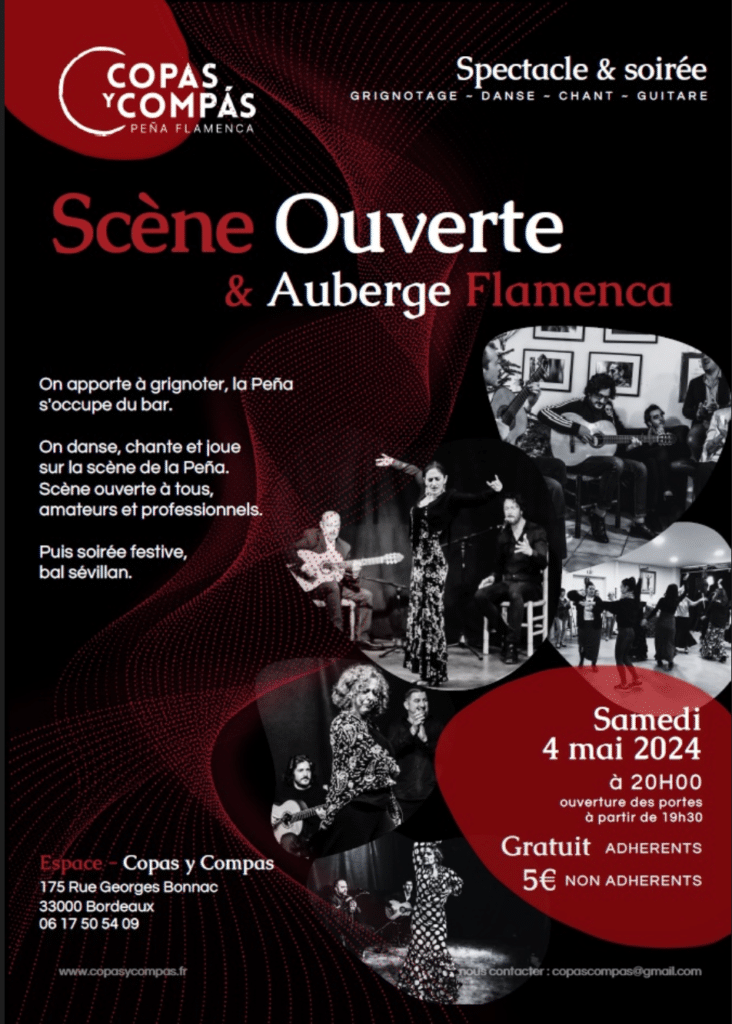 scene ouverte flamenco bordeaux