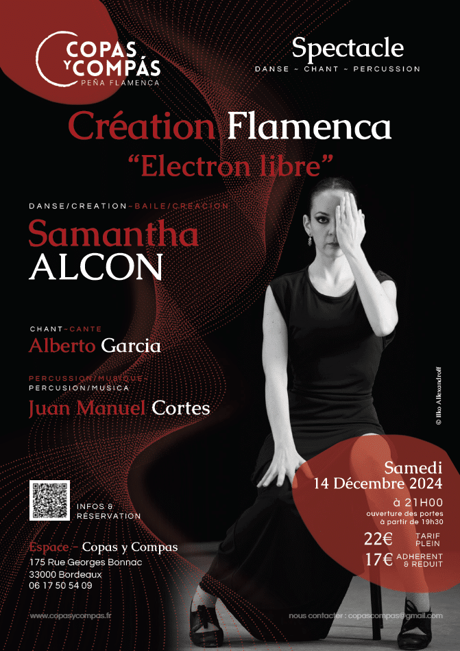 Création flamenca "Electron libre" Samantha Alcon